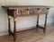 Early 19th Century Spanish Carved Walnut Catalan Console Table 7