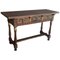 Early 19th Century Spanish Carved Walnut Catalan Console Table 1