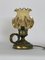 Vintage Italian Brutalist Iron and Glass Table Lamp from Poliarte, 1970s, Image 10