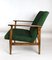 Vintage Green Velvet Lounge Chair, 1970s 7