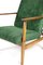 Vintage Green Velvet Lounge Chair, 1970er Jahre 3