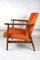 Vintage Orange Easy Chair, 1970s, 4