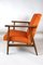 Vintage Sessel in Orange, 1970er 4