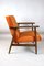 Vintage Orange Easy Chair, 1970s, 2
