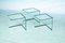 Glass Nesting Tables, 1970s, Set of 3 2