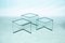 Glass Nesting Tables, 1970s, Set of 3 5