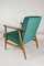 Fauteuil Vert Vintage, 1970s, 6