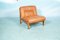 Cognac Leather Lounge Chair, 1960s 1