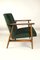 Vintage Green Olive Easy Chair, 1970s, 10