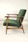Vintage Green Olive Easy Chair, 1970s, 6