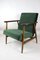 Grüner Olivgrüner Vintage Sessel, 1970er 4
