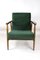 Vintage Green Olive Easy Chair, 1970s, 1