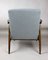 Vintage Grey Blue Easy Chair, 1970s, 9