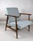 Fauteuil Vintage Bleu Gris, 1970s, 3