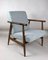 Vintage Grey Blue Easy Chair, 1970s, 3