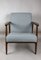 Fauteuil Vintage Bleu Gris, 1970s, 1