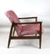 Vintage Red Rose GFM-064 Armchair by Edmund Homa, 1970s 6