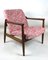 Vintage Red Rose GFM-064 Armchair by Edmund Homa, 1970s 2