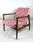 Vintage Red Rose GFM-064 Armchair by Edmund Homa, 1970s 8