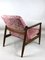 Vintage Red Rose GFM-064 Armchair by Edmund Homa, 1970s 4