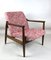 Vintage Red Rose GFM-064 Armchair by Edmund Homa, 1970s 3