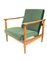 Green Olive GFM-142 Armchair by Edmund Homa, 1970s, Image 6