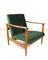 Green Olive GFM-142 Armchair by Edmund Homa, 1970s, Image 1