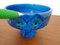 Rimini Blue Ceramic Bowl by Aldo Londi for Bitossi, 1960s 11