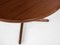 Mid-Century Danish Round Dining Table in Teak with 2 Extensions from Skovby, 1960s 10