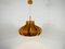 Mid-Century Wooden Pendant Lamp by Hans-Agne Jakobsson, Sweden, 1960s 8