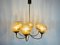 Mid-Century Brass 6-Arm Sputnik Chandelier, 1960s 9