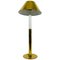 Mid-Century German Solid Brass Table Lamp from United Workshop, 1960s 1