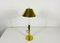 Mid-Century German Solid Brass Table Lamp from United Workshop, 1960s, Image 4