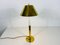 Mid-Century German Solid Brass Table Lamp from United Workshop, 1960s 9