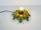 Lampada ad incasso a forma di fiore fiorentina verde, anni '50, Immagine 3