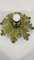 Lampada ad incasso a forma di fiore fiorentina verde, anni '50, Immagine 12