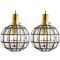Large Iron and Clear Glass Light Fixtures from Limburg, 1965, Set of 2, Image 1