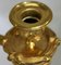 Napoleon IIII feuervergoldeter Bronze Putto Kerzenständer von Baccarat 8