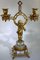 Napoleon IIII feuervergoldeter Bronze Putto Kerzenständer von Baccarat 10