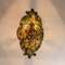 Italian Murano Glass Flower Chandeliers, 1930s, Set of 2, Image 12