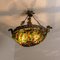 Italian Murano Glass Flower Chandeliers, 1930s, Set of 2, Image 3