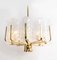 Leaves Brass Light Fixtures from Orrefors, Sweden, 1960s, Set of 4, Image 7