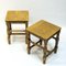 Swedish Baroque Style Pine Stools, 1920s, Set of 2, Image 7