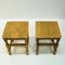 Swedish Baroque Style Pine Stools, 1920s, Set of 2, Image 6