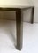 Brass and Leather Coffee Table from Solmet, Italy, 1980s, Image 8