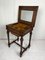 Antique German Walnut Sewing Table 17