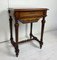 Antique German Walnut Sewing Table 8