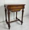 Antique German Walnut Sewing Table, Image 7