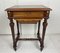 Antique German Walnut Sewing Table, Image 3