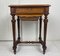 Antique German Walnut Sewing Table 1